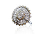 Petite Floral Diamond Ring