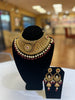 Kundan Exquisite Necklace With Dangling Pearls