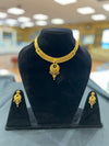 Designer Sterling Gold Necklace Set