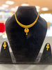 Stylish Gold Necklace With Earrings