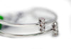 Stainless Steel Silver Diamond Ring