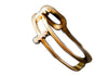 Golden Stainless Steel Diamond Ring