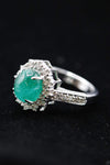 Stunning Emerald Diamond Ring