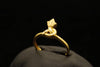 Designer Leaf Gold Ring