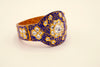 Triblal Purple Kundan Bracelet