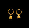 Dangling Party Wear Gold Earrings