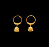 Jhumka Hoop Gold Earrings