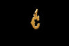 C Alphabet Gold Locket